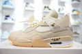 Air Jordan 4 x Off-White x Nike Retro 'Sail' (2020)  | DropLoot™