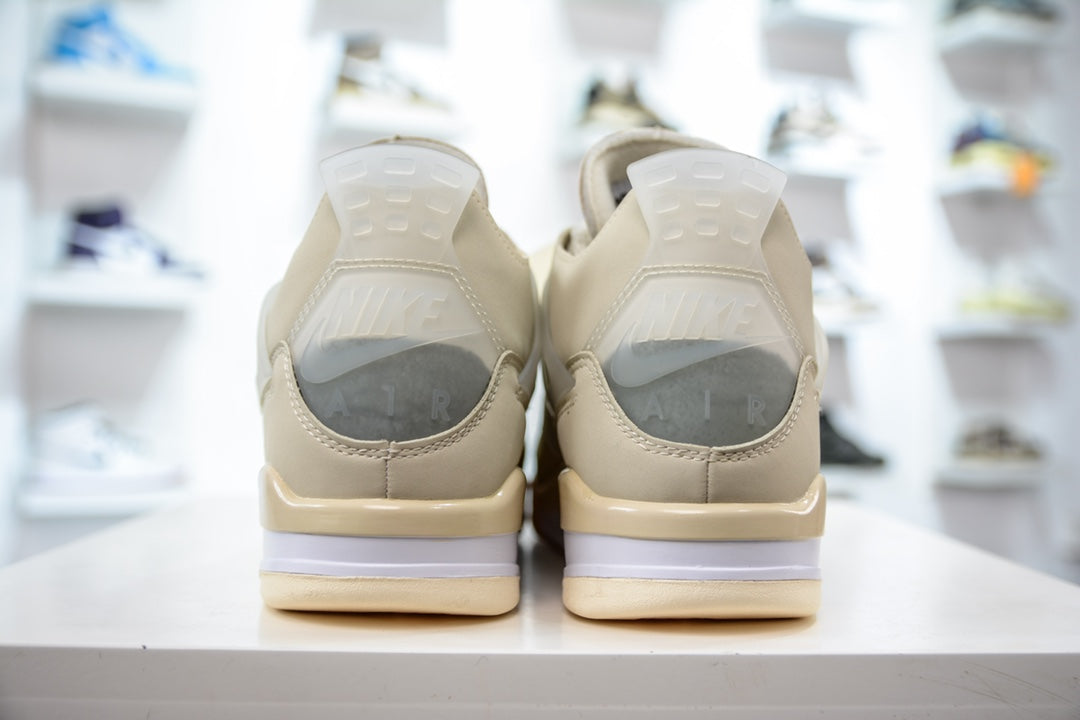 Air Jordan 4 x Off-White x Nike Retro 'Sail' (2020)  | DropLoot™