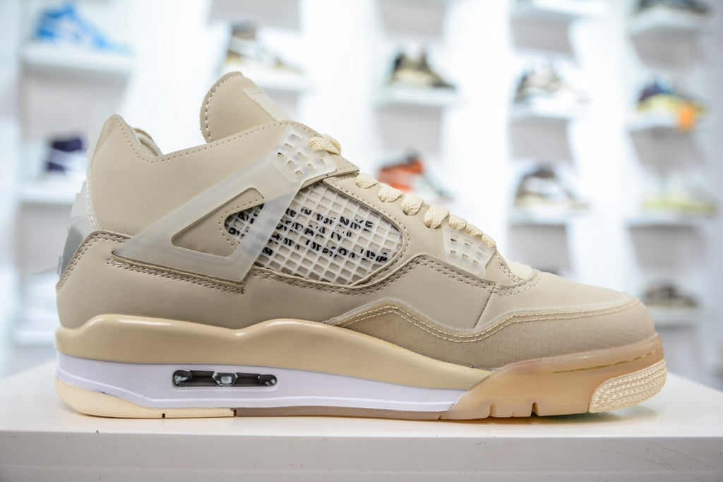 Air Jordan 4 x Off-White x Nike Retro 'Sail' (2020)  | DropLoot™
